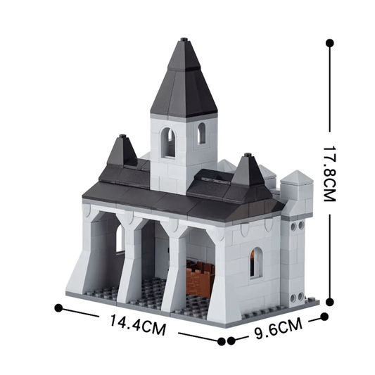 Sección Muralla Edificio Interno 229 Pcs