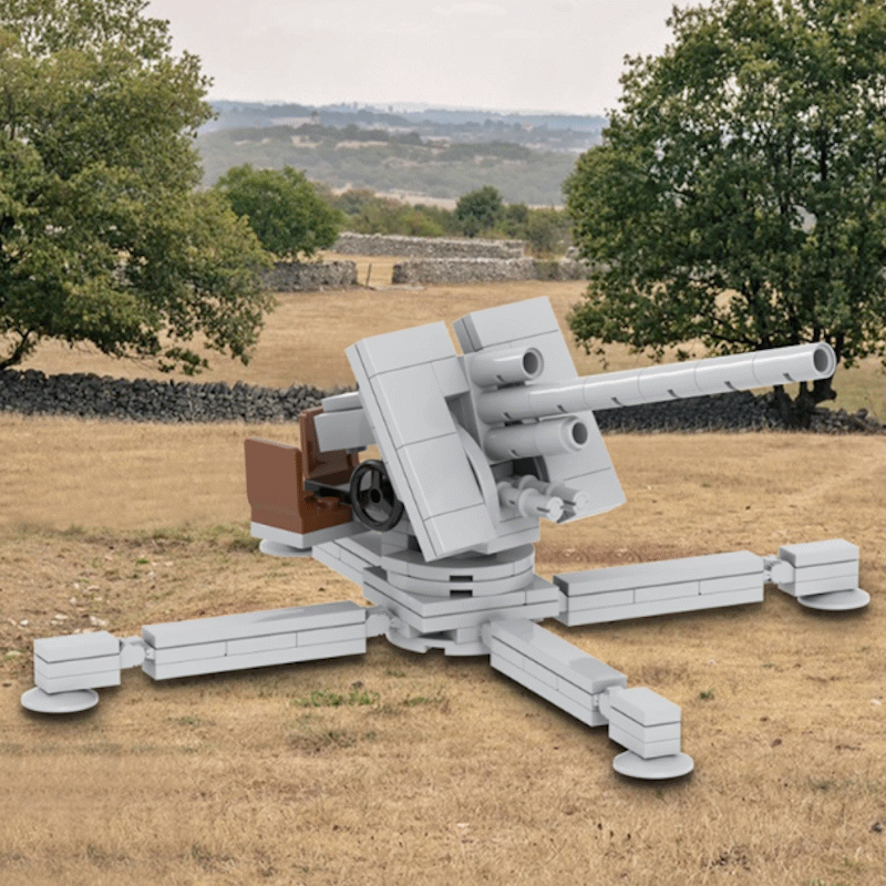 Set Artillería Antiaérea FLAK 36 88mm