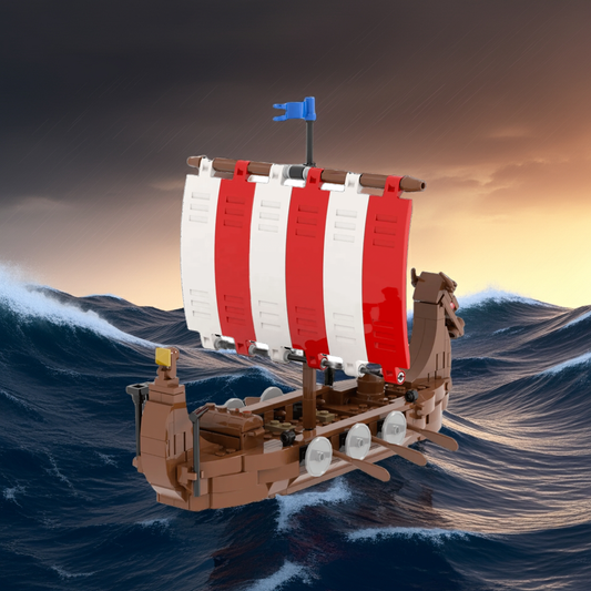Barco Vikingo Drakkar 298Pcs