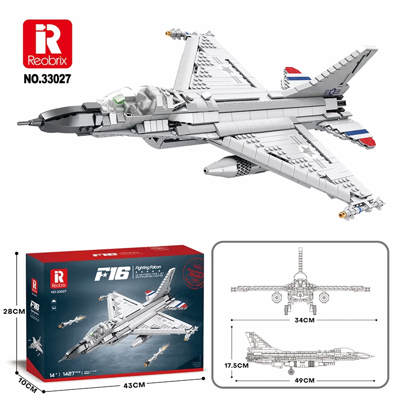 F-16 Fighting Falcon Reobrix 1427 pcs