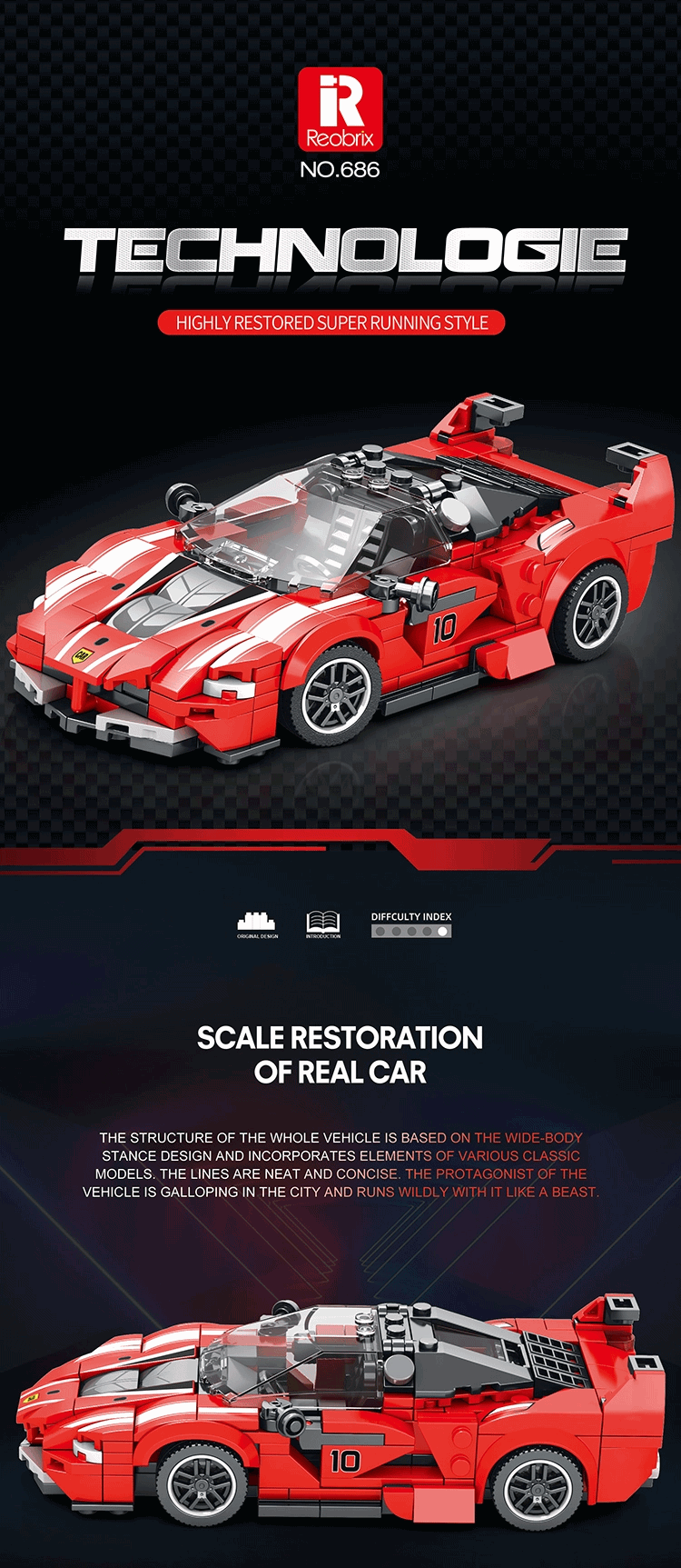 Reobrix 686 FXX-K Armable 392 pcs