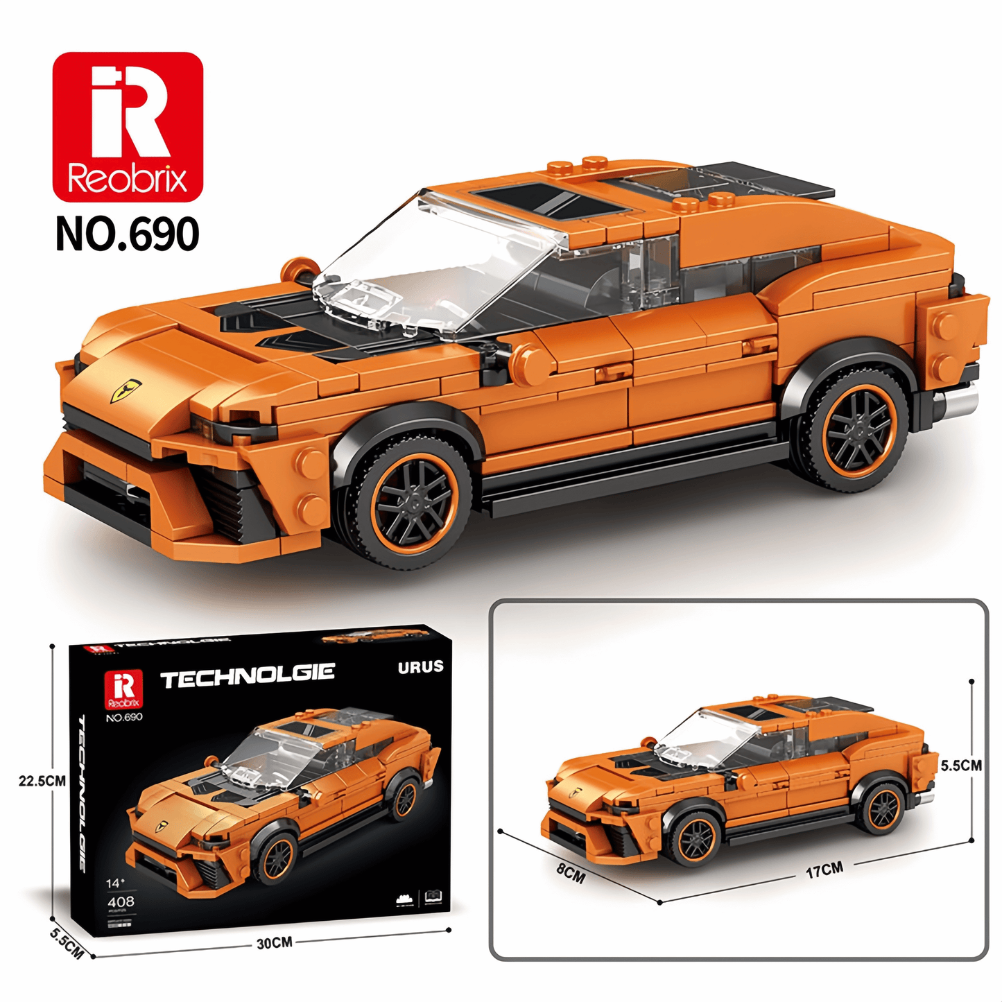 Reobrix 690 Urus Armable 408 pcs