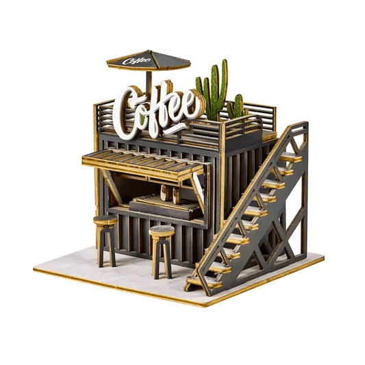 Coffee Shop Puzzle 3D