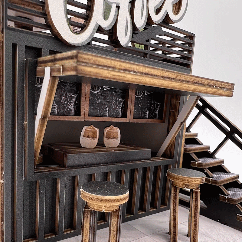 Coffee Shop Puzzle 3D