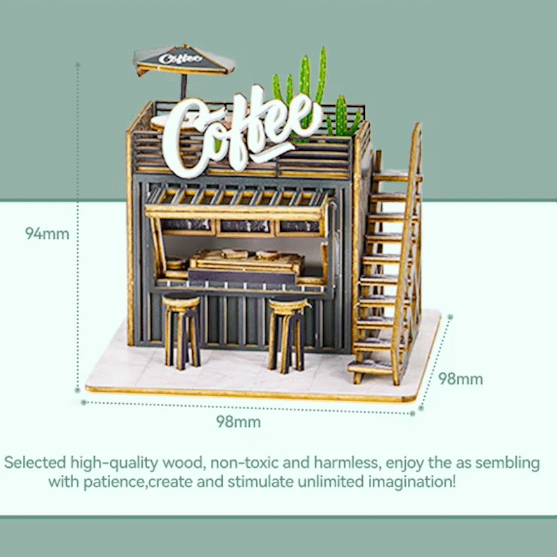 Coffee Shop Puzzle 3D