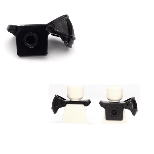 Hombrera Simple Negra Mini Figura