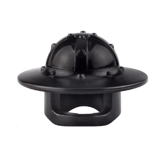Casco Medieval Inglés Negro