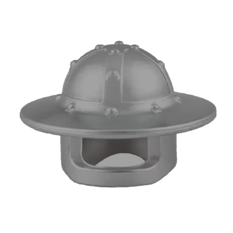 Casco Medieval Inglés Gris Oscuro