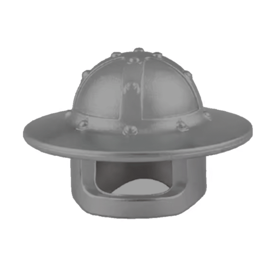 Casco Medieval Inglés Gris Oscuro