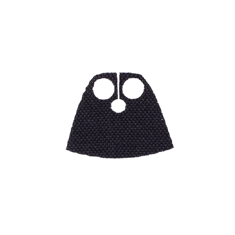 Capa Mini Figura Negra Corta