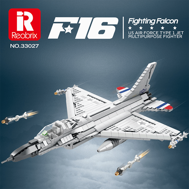 F-16 Fighting Falcon Reobrix 1427 pcs