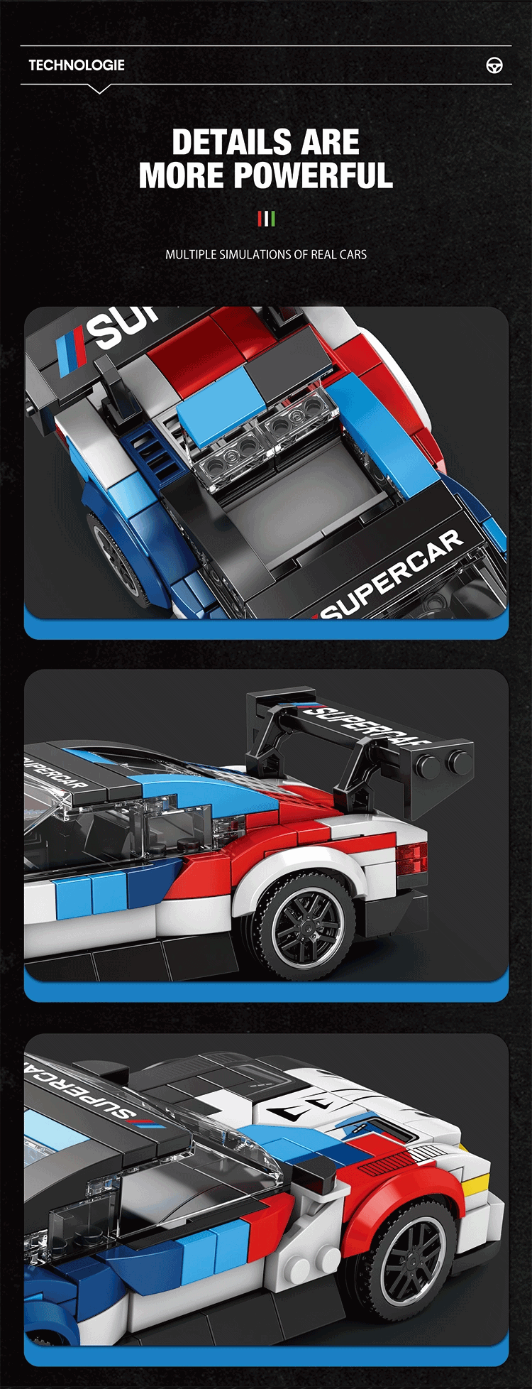 Reobrix 672 BMW M4 Armable 385 pcs