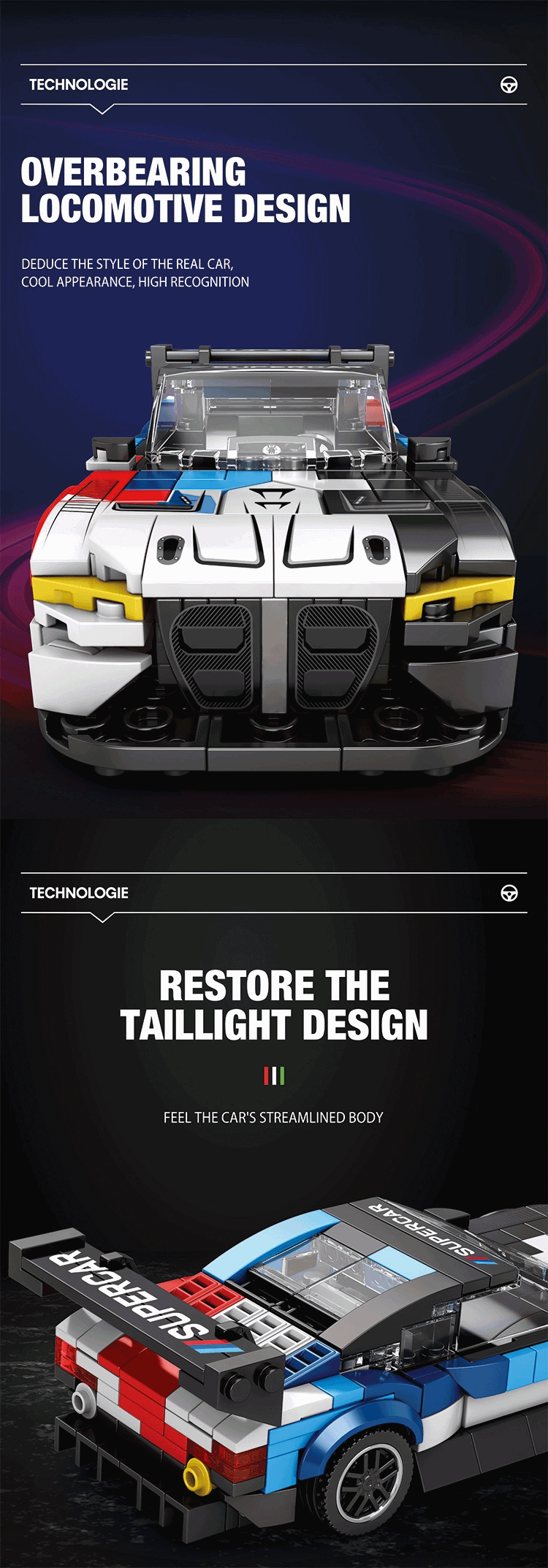 Reobrix 672 BMW M4 Armable 385 pcs