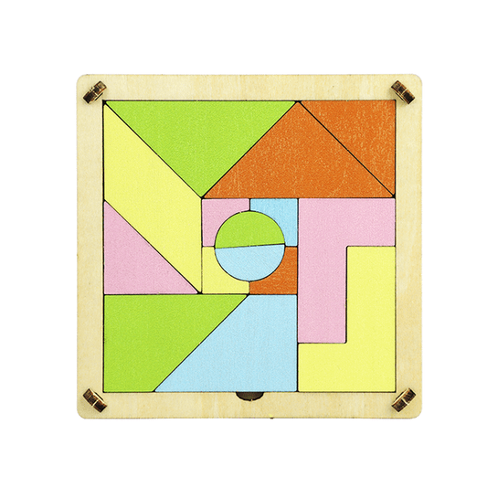 Puzzle didáctico de madera